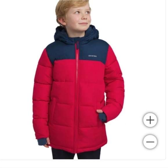 Lands' End Other - NWT Land's End Hooded Youth Parka Jacket RED - size S(7/8)